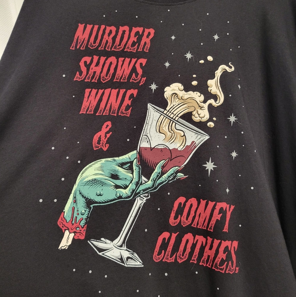 NEW! Murder Shows Oversized Cotton Tee - Picture 8 of 10